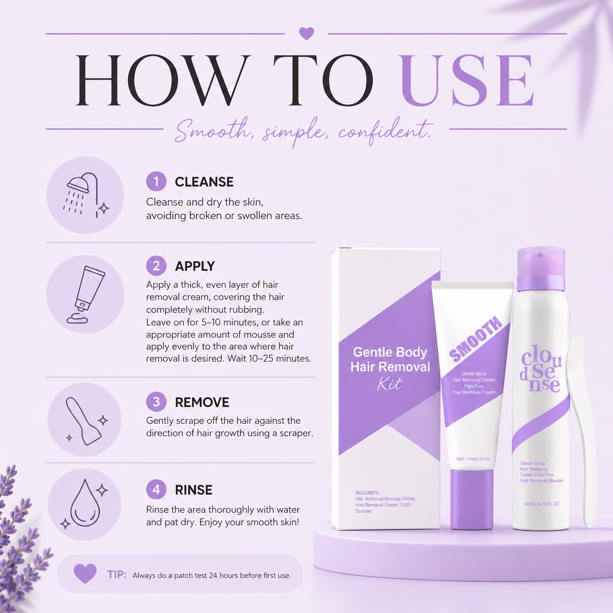 Easy Full-Body Hair Removal Set